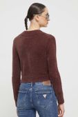 Джемпер Guess Originals жіночий колір коричневий Джемпер Guess Originals жіночий колір коричневий