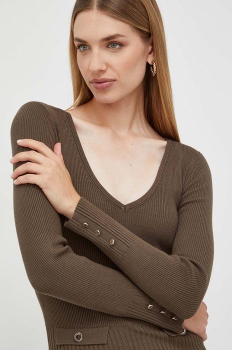 Светр Morgan жіночий колір зелений легкий (3676662)