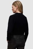 Вовняний светр AllSaints RIDLEY CROP жіночий колір чорний гольф
