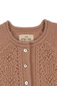 Дитячий вовняний кардиган Konges Sl?jd колір бежевий легкий (3524464)