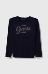 Дитячий светр Guess колір синій легкий (3373485) Дитячий светр Guess колір синій легкий (3373485)