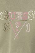 Дитячий бавовняний светр Guess колір зелений легкий Дитячий бавовняний светр Guess колір зелений легкий