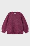 Дитячий светр з домішкою вовни Mayoral колір фіолетовий теплий Дитячий светр з домішкою вовни Mayoral колір фіолетовий теплий