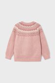 Дитячий светр Mayoral колір рожевий теплий