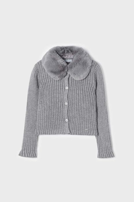 Дитячий кардиган Mayoral колір сірий легкий (3432199)