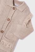 Дитячий кардиган Mayoral колір бежевий легкий (3432255) Дитячий кардиган Mayoral колір бежевий легкий (3432255)