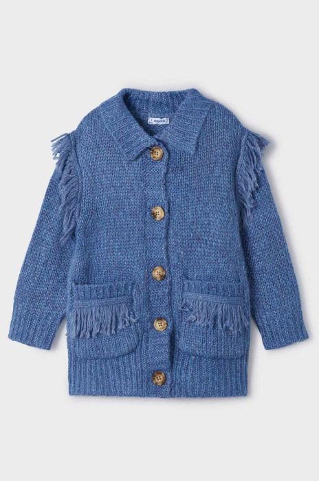 Дитячий кардиган Mayoral легкий колір блакитний (3432247) Дитячий кардиган Mayoral легкий колір блакитний (3432247)