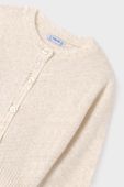 Дитячий кардиган з домішкою вовни Mayoral колір бежевий легкий (3411612) Дитячий кардиган з домішкою вовни Mayoral колір бежевий легкий (3411612)