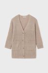 Дитячий кардиган з домішкою вовни Mayoral колір бежевий легкий (3411620) Дитячий кардиган з домішкою вовни Mayoral колір бежевий легкий (3411620)