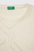 Дитячий светр United Colors of Benetton колір бежевий Дитячий светр United Colors of Benetton колір бежевий