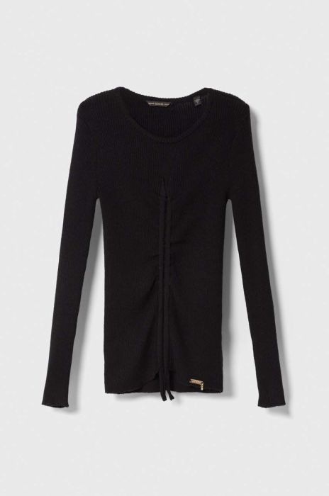 Дитячий светр Guess колір чорний легкий (3486887) Дитячий светр Guess колір чорний легкий (3486887)