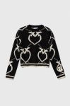 Дитячий светр Pinko Up колір чорний (3432402) Дитячий светр Pinko Up колір чорний (3432402)