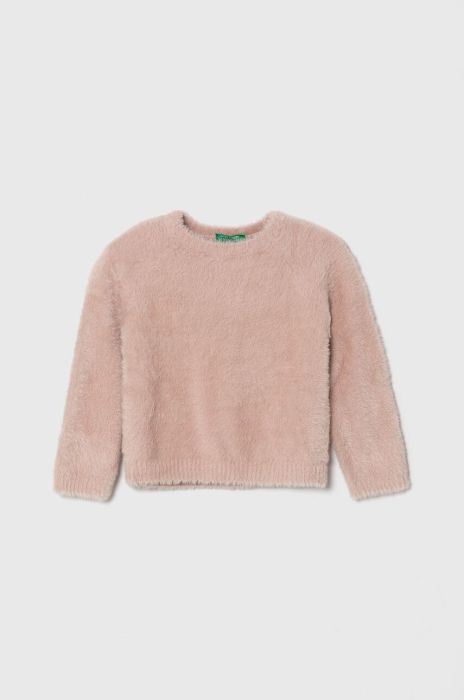 Дитячий светр United Colors of Benetton колір рожевий (3651770) Дитячий светр United Colors of Benetton колір рожевий (3651770)