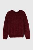 Дитячий светр Pepe Jeans колір бордовий теплий Дитячий светр Pepe Jeans колір бордовий теплий