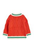 Дитячий бавовняний светр Mini Rodini колір червоний Дитячий бавовняний светр Mini Rodini колір червоний