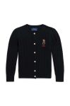 Дитячий кардиган Polo Ralph Lauren колір чорний (3651782) Дитячий кардиган Polo Ralph Lauren колір чорний (3651782)