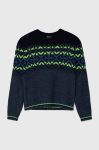 Дитячий светр з домішкою вовни United Colors of Benetton колір блакитний (3603261) Дитячий светр з домішкою вовни United Colors of Benetton колір блакитний (3603261)