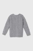 Вовняний дитячий светр United Colors of Benetton колір сірий легкий (3654082) Вовняний дитячий светр United Colors of Benetton колір сірий легкий (3654082)