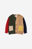 Дитячий кардиган з домішкою вовни Bobo Choses колір барвистий Дитячий кардиган з домішкою вовни Bobo Choses колір барвистий