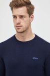 Светр з домішкою вовни Guess чоловічий колір синій легкий (3497829) Светр з домішкою вовни Guess чоловічий колір синій легкий (3497829)