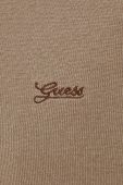 Светр з домішкою шовку Guess колір коричневий легкий