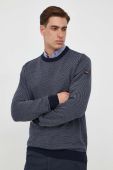 Вовняний светр Paul&Shark чоловічий колір синій легкий (3435162)
