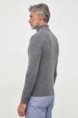 Светр з кашеміру United Colors of Benetton колір сірий легкий гольф (3619094)