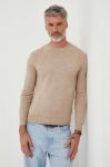 Светр з кашеміру United Colors of Benetton колір бежевий легкий (3622547) Светр з кашеміру United Colors of Benetton колір бежевий легкий (3622547)