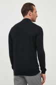 Вовняний светр Karl Lagerfeld чоловічий колір чорний легкий (3635479)