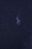 Вовняний светр Polo Ralph Lauren чоловічий колір синій легкий гольф (3451581)