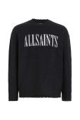 Светр з домішкою вовни AllSaints LUKA SAINTS чоловічий колір чорний