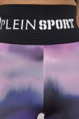 Шорти PLEIN SPORT жіночі колір фіолетовий візерунок висока посадка