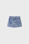 Дитячі шорти Mayoral однотонні колір блакитний (3411780)