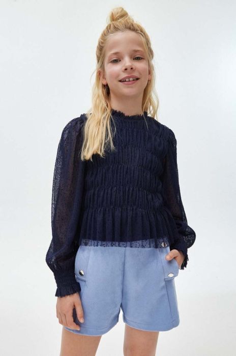 Дитячі шорти Mayoral однотонні колір блакитний (3432523) Дитячі шорти Mayoral однотонні колір блакитний (3432523)