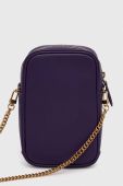 Шкіряна сумка Pinko колір фіолетовий Шкіряна сумка Pinko колір фіолетовий