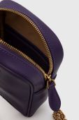 Шкіряна сумка Pinko колір фіолетовий Шкіряна сумка Pinko колір фіолетовий