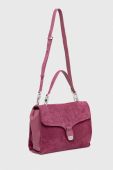 Замшева сумочка Coccinelle колір рожевий (3373566)