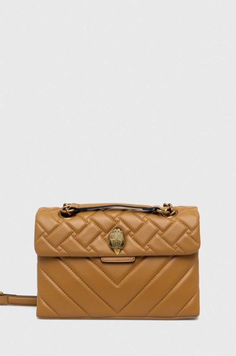 Шкіряна сумочка Kurt Geiger London колір коричневий (3529544) Шкіряна сумочка Kurt Geiger London колір коричневий (3529544)