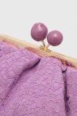 Клатч Weekend Max Mara колір фіолетовий Клатч Weekend Max Mara колір фіолетовий