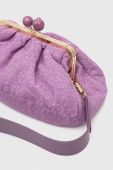 Клатч Weekend Max Mara колір фіолетовий Клатч Weekend Max Mara колір фіолетовий