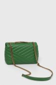 Шкіряна сумочка Tory Burch колір зелений (3274580)