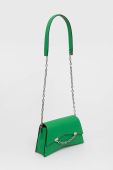 Шкіряна сумочка Karl Lagerfeld колір зелений (3347402)
