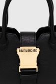 Шкіряна сумочка Love Moschino колір чорний (3622622)