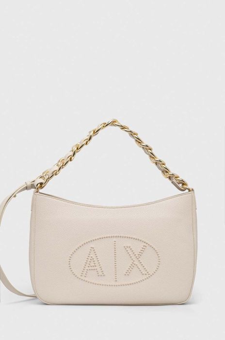 Сумочка Armani Exchange колір бежевий (3416780)