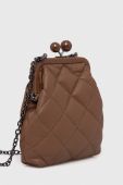Шкіряна сумка Weekend Max Mara колір коричневий Шкіряна сумка Weekend Max Mara колір коричневий
