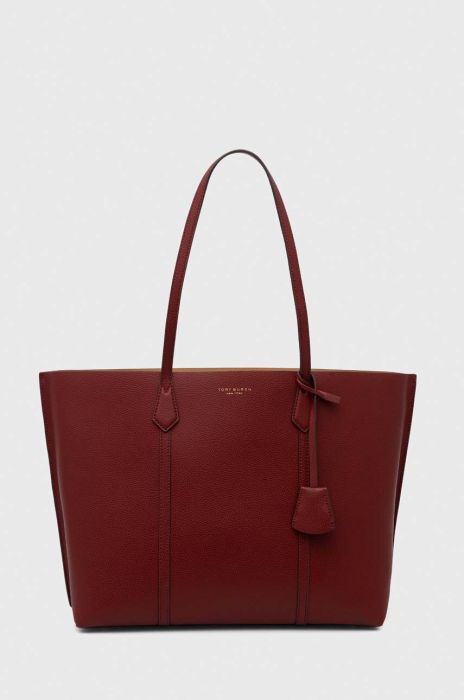 Шкіряна сумочка Tory Burch колір бордовий (3542734) Шкіряна сумочка Tory Burch колір бордовий (3542734)