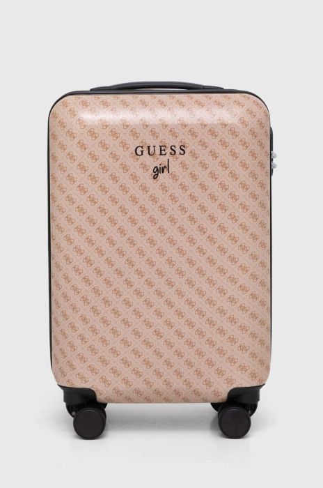 Дитяча валіза Guess колір бежевий