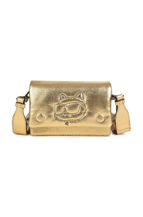 Дитяча сумочка Karl Lagerfeld колір золотий Дитяча сумочка Karl Lagerfeld колір золотий