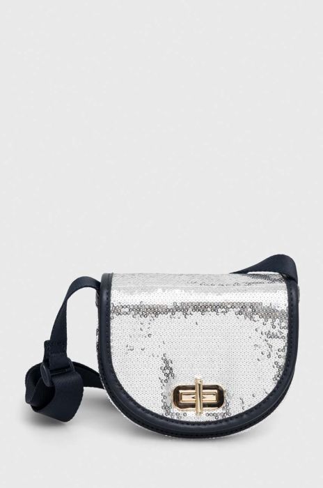 Дитяча сумочка Tommy Hilfiger колір срібний Дитяча сумочка Tommy Hilfiger колір срібний