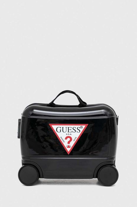 Дитяча валіза Guess колір чорний Дитяча валіза Guess колір чорний
